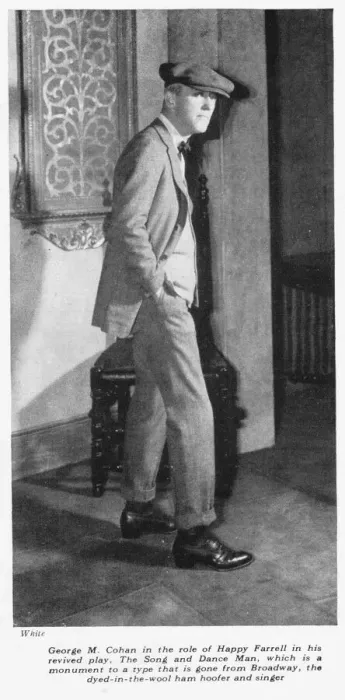 Framed Print : A portrait of George M. Cohan in the role of Happy Framed Print : A portrait of George M. Cohan in the role of Happy