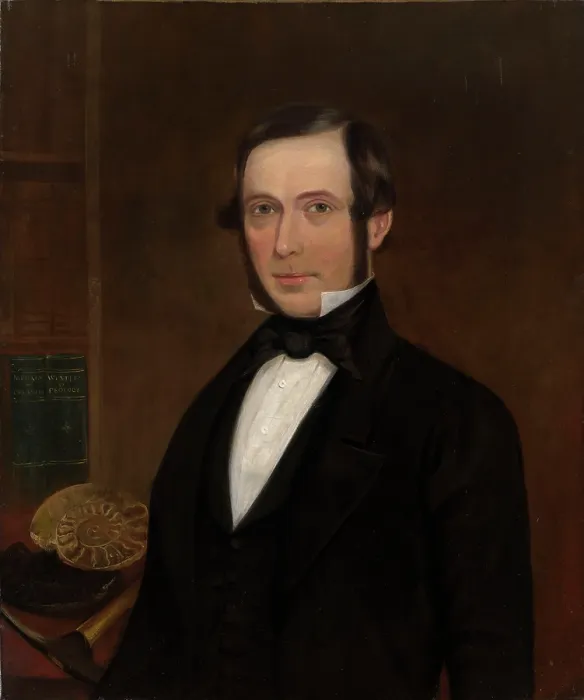 Framed Print : Portrait of Gideon Algernon Mantell (1790-1852) Framed Print : Portrait of Gideon Algernon Mantell (1790-1852)