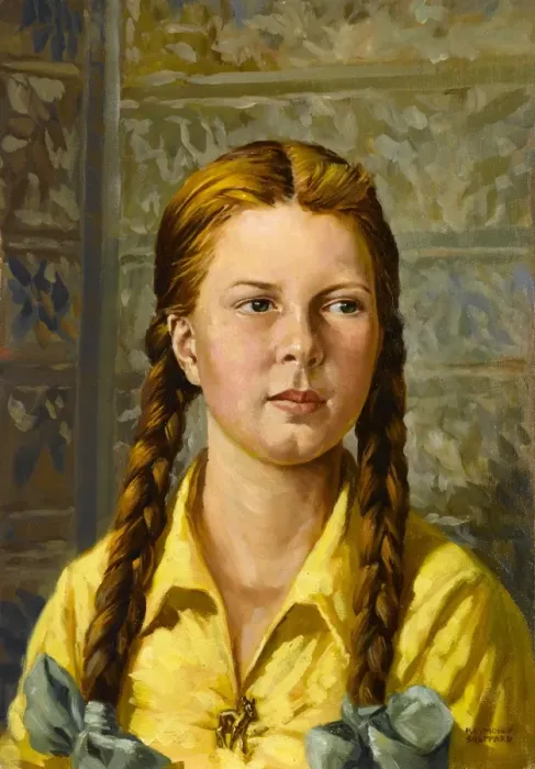 Framed Print : Portrait of a girl Framed Print : Portrait of a girl