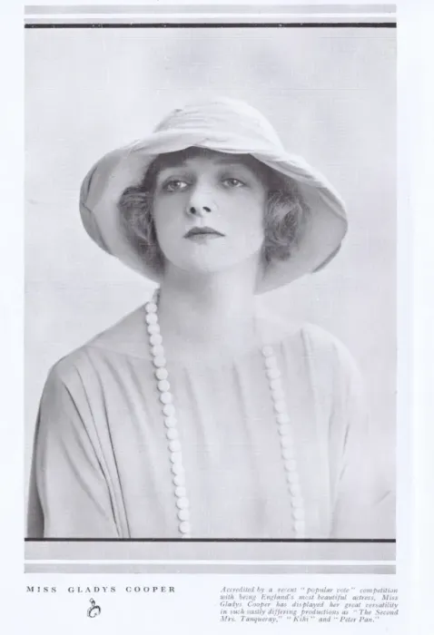 Framed Print : A portrait of Gladys Cooper, London Framed Print : A portrait of Gladys Cooper, London