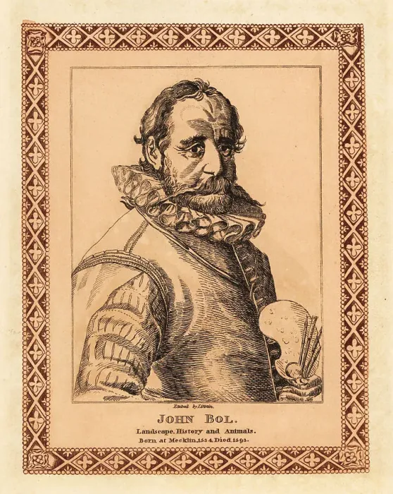 Framed Print : Portrait of Hans Bol, Flemish painter, draughtsman and printmake Framed Print : Portrait of Hans Bol, Flemish painter, draughtsman and printmake