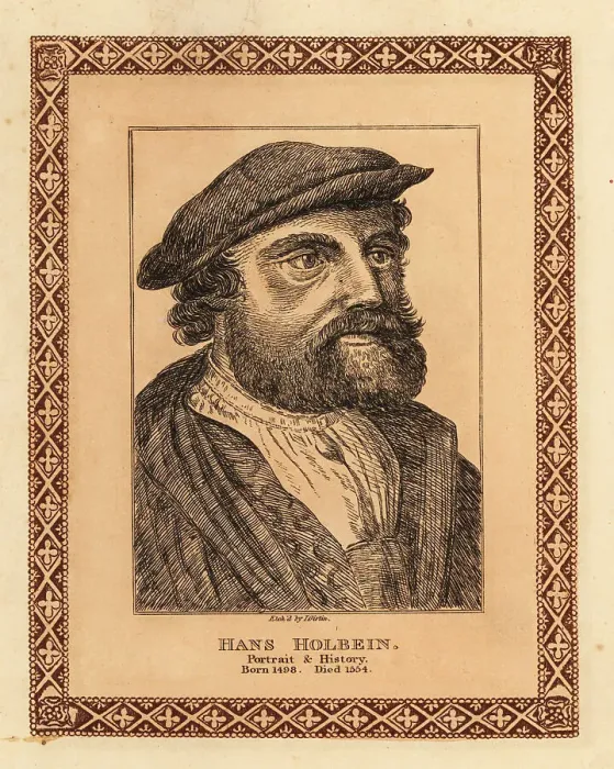 Framed Print : Portrait of Hans Holbein the Younger, German portraitist Framed Print : Portrait of Hans Holbein the Younger, German portraitist
