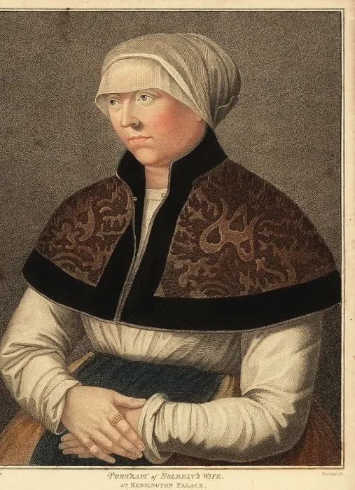 Framed Print : Portrait of Hans Holbein's wife Elsbeth at Kensington Palace Framed Print : Portrait of Hans Holbein's wife Elsbeth at Kensington Palace