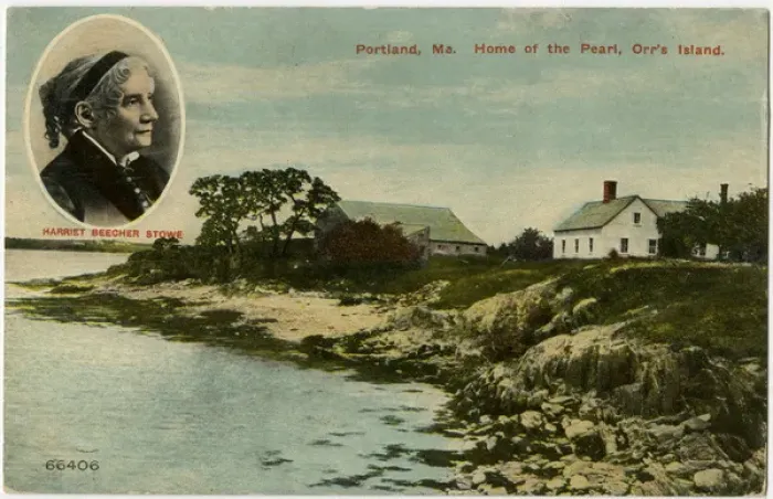 Framed Print : Portrait of Harriet Beacher Stowe - Home at Portland, Maine Framed Print : Portrait of Harriet Beacher Stowe - Home at Portland, Maine