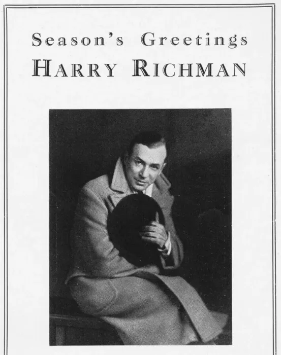 Framed Print : Portrait of Harry Richman, 1931 Framed Print : Portrait of Harry Richman, 1931