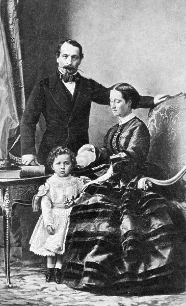 Portrait of the Imperial family c. 1858
