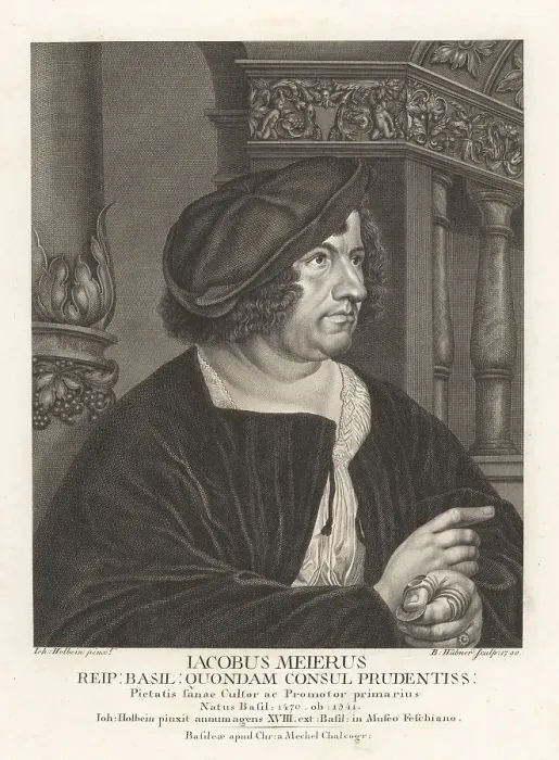 Framed Print : Portrait of Jakob Meyer, burgermeister of Basel Framed Print : Portrait of Jakob Meyer, burgermeister of Basel