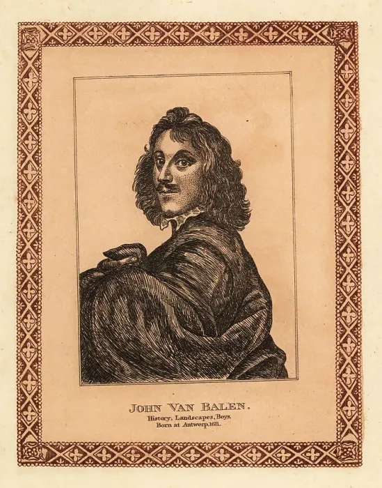 Framed Print : Portrait of Jan van Balen, Flemish Baroque painter Framed Print : Portrait of Jan van Balen, Flemish Baroque painter