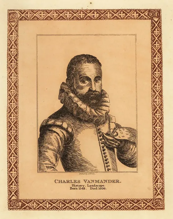 Framed Print : Portrait of Karel van Mander I, Dutch painter Framed Print : Portrait of Karel van Mander I, Dutch painter
