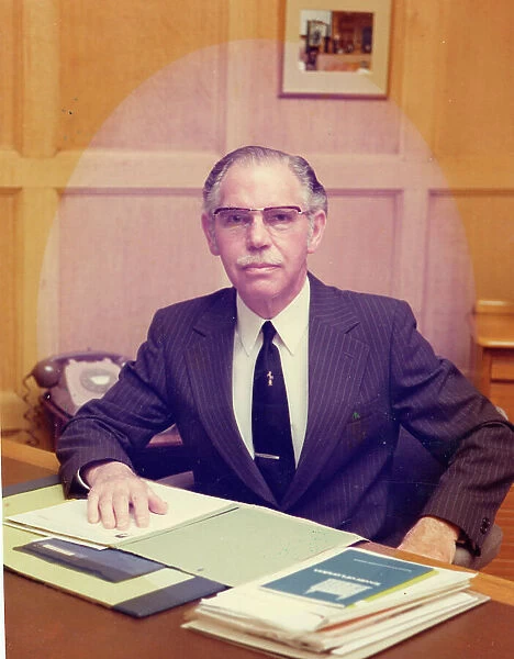 Portrait of KH Platt, IMechE Secretary, 1961-1976