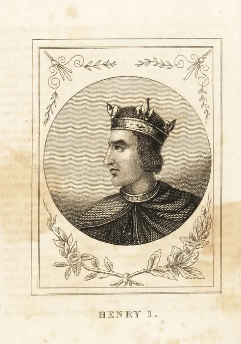 Framed Print : Portrait of King Henry I of England Framed Print : Portrait of King Henry I of England