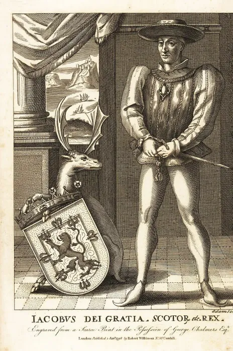 Framed Print : Portrait of King James II, of Scotland, 1430-1460 Framed Print : Portrait of King James II, of Scotland, 1430-1460