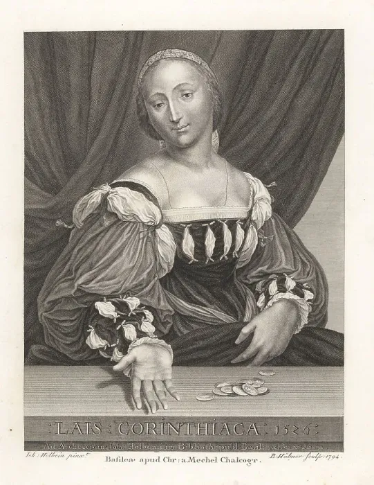 Framed Print : Portrait of Lais of Corinth, Greek courtesan Framed Print : Portrait of Lais of Corinth, Greek courtesan