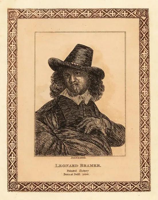 Framed Print : Portrait of Leonaert Bramer, 1596-1674, Dutch history painter Framed Print : Portrait of Leonaert Bramer, 1596-1674, Dutch history painter