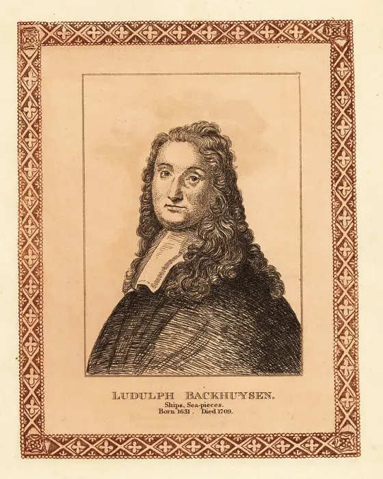 Framed Print : Portrait of Ludolph Backhuysen, Dutch maritime painter Framed Print : Portrait of Ludolph Backhuysen, Dutch maritime painter