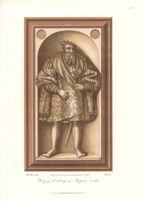 Framed Print : Portrait of Ludwig X, Duke of Bavaria, died 1545 Framed Print : Portrait of Ludwig X, Duke of Bavaria, died 1545