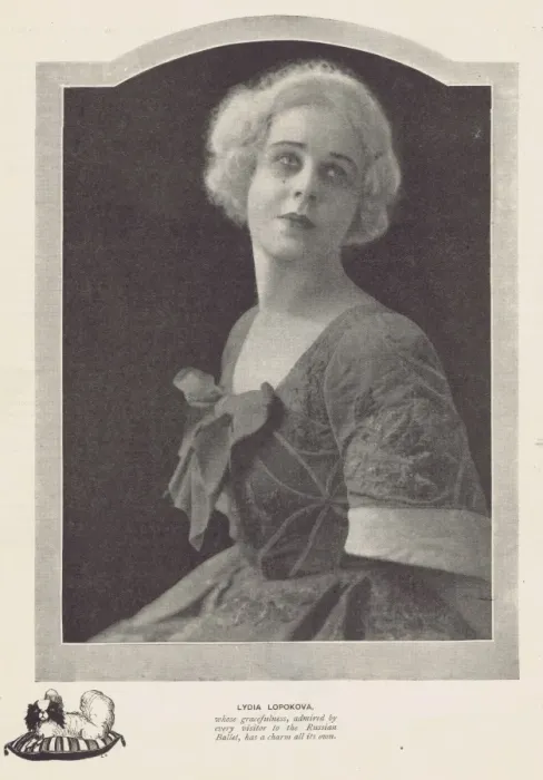 Framed Print : Portrait of Lydia Lopokova of the Russian ballet at the Alha