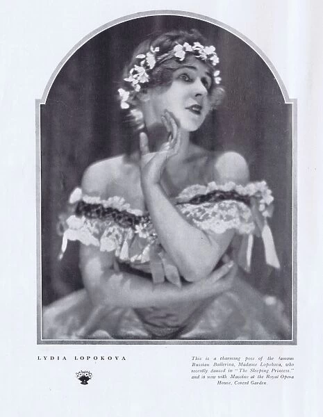 8x10 photograph A picture of the Russian ballet on the Opera 