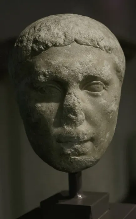 Framed Print : Portrait of a man. 1st century AD. Unknown provenance Framed Print : Portrait of a man. 1st century AD. Unknown provenance