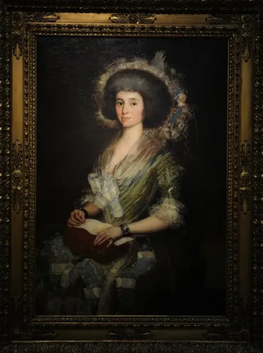 Framed Print : Portrait of Manuela Camas y de las Heras, Consort to Juan Ag Framed Print : Portrait of Manuela Camas y de las Heras, Consort to Juan Ag