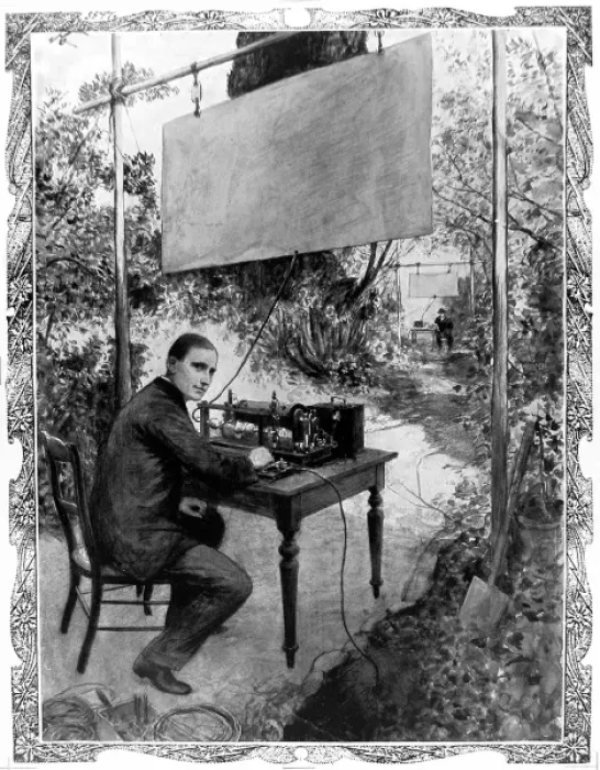 Framed Print : Portrait of Marchese Guglielmo Marconi Framed Print : Portrait of Marchese Guglielmo Marconi