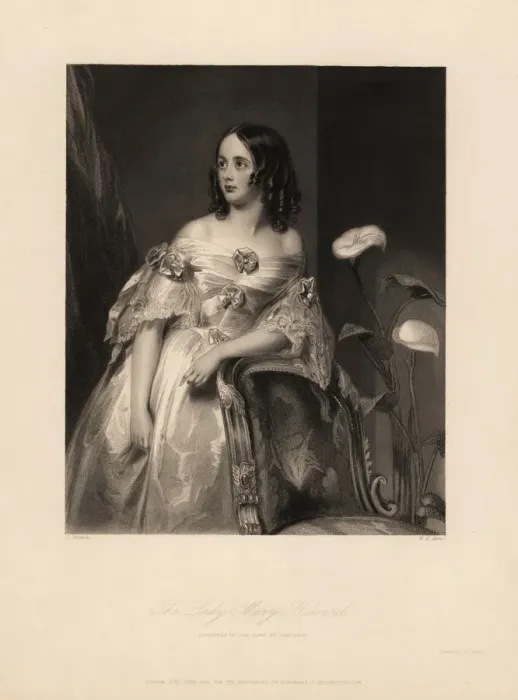 Framed Print : Portrait of Mary, daughter of George Howard, 6th Earl Framed Print : Portrait of Mary, daughter of George Howard, 6th Earl
