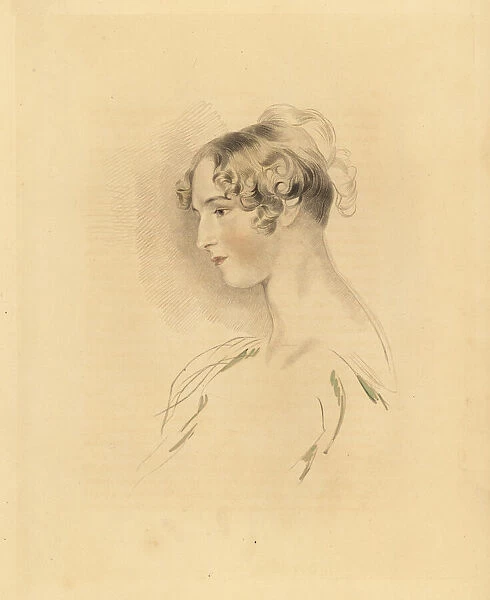Portrait of Mary Isabella Bloxam as a young woman