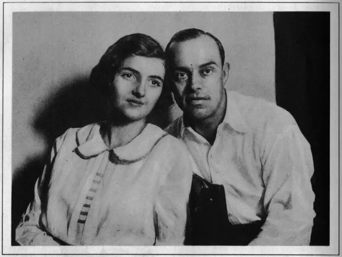 Framed Print : A portrait of Maurice Mouvet and Barbara Bennett, July 1925 Date: 1925 Framed Print : A portrait of Maurice Mouvet and Barbara Bennett, July 1925 Date: 1925