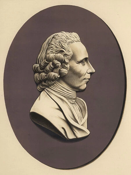 Portrait medallion of Joseph Priestley, clergyman