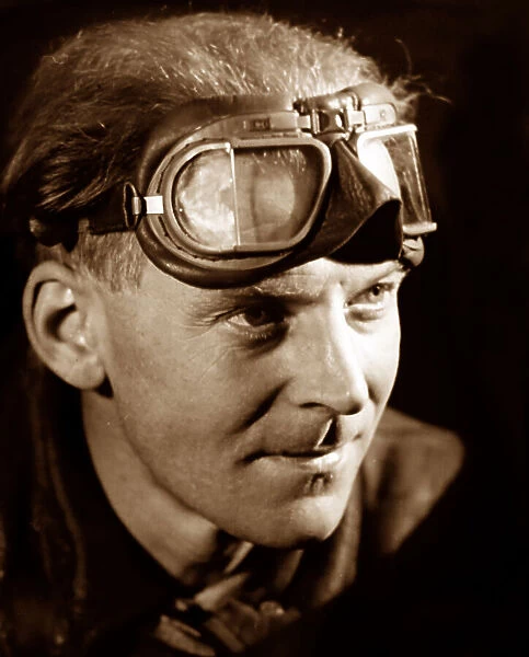 Portrait of a night pilot - probably 1920s