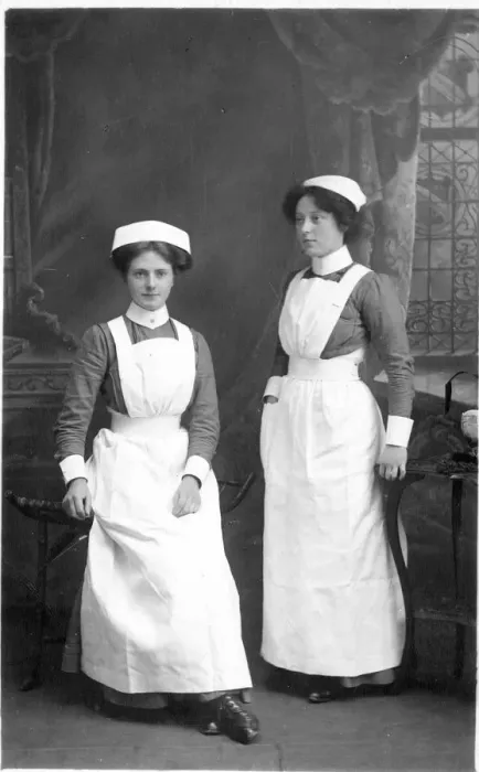 Framed Print : Portrait of two nurses Framed Print : Portrait of two nurses