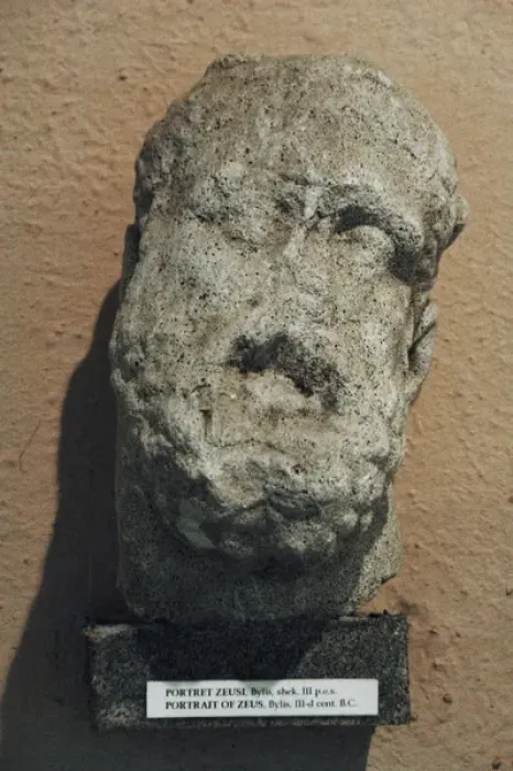 Framed Print : Portrait os Zeus. Byllis. 3rd century BC. Albania. Tirana. N Framed Print : Portrait os Zeus. Byllis. 3rd century BC. Albania. Tirana. N