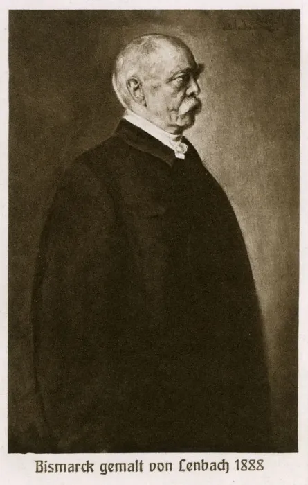 Framed Print : Portrait of Otto von Bismarck painted by Franz von Lenbach Framed Print : Portrait of Otto von Bismarck painted by Franz von Lenbach