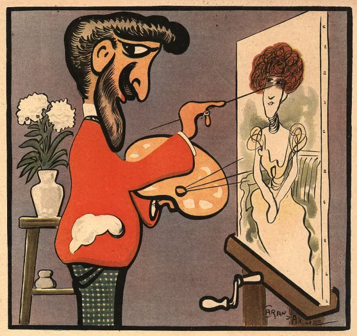 Framed Print : Portrait Painting A Woman Framed Print : Portrait Painting A Woman