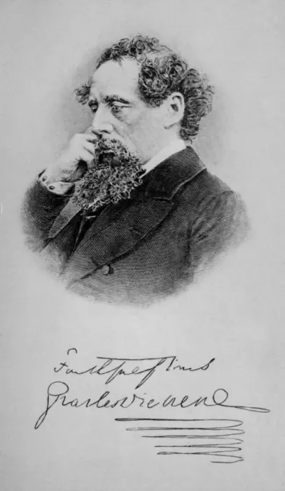 Framed Print : Portrait photograph of Charles Dickens Framed Print : Portrait photograph of Charles Dickens