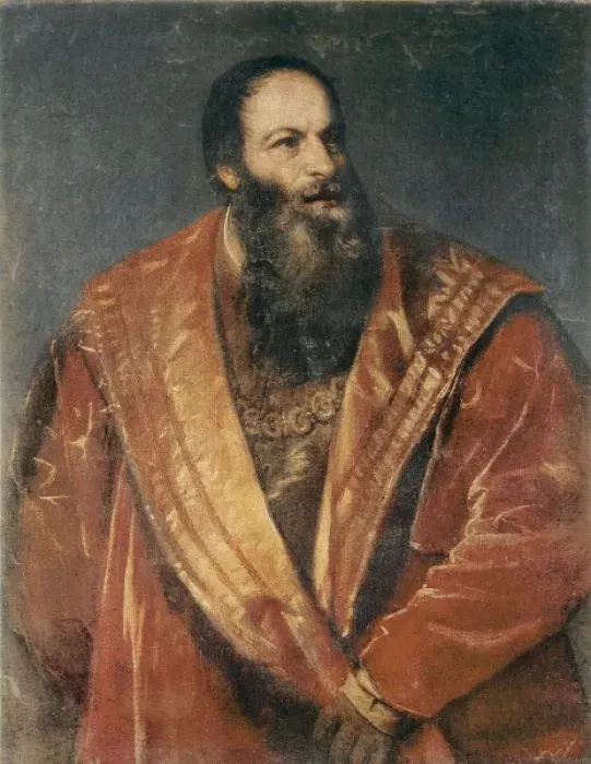 Framed Print : Portrait of Pietro Aretino Framed Print : Portrait of Pietro Aretino