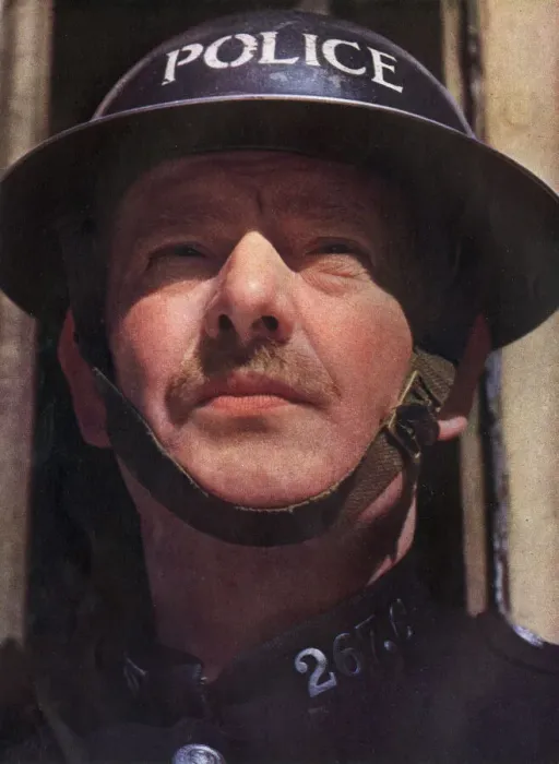 Framed Print : Portrait - A Policeman Framed Print : Portrait - A Policeman