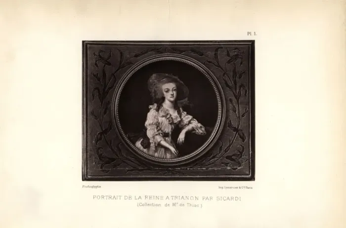 Framed Print : Portrait of Queen Marie Antoinette at Trianon by Sicardi Framed Print : Portrait of Queen Marie Antoinette at Trianon by Sicardi