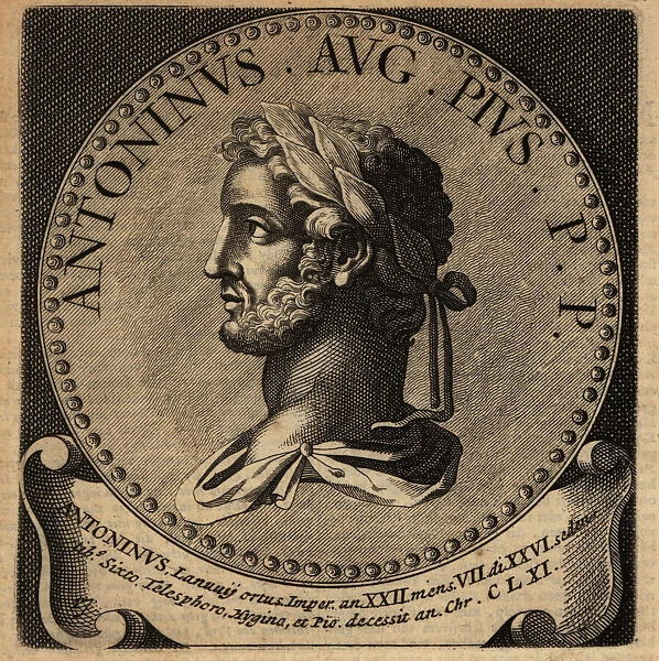 Portrait of Roman Emperor Antoninus Pius