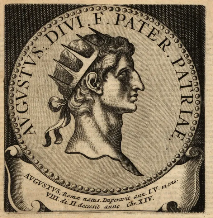 Framed Print : Portrait of Roman Emperor Augustus Framed Print : Portrait of Roman Emperor Augustus