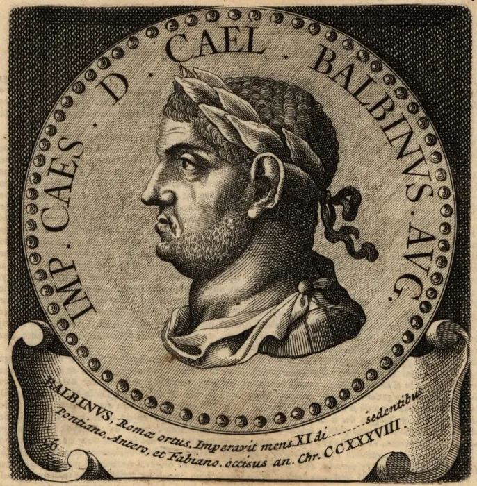 Framed Print : Portrait of Roman Emperor Balbinus Framed Print : Portrait of Roman Emperor Balbinus