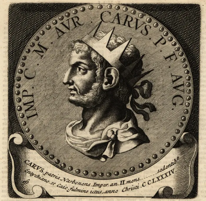 Framed Print : Portrait of Roman Emperor Carus Framed Print : Portrait of Roman Emperor Carus