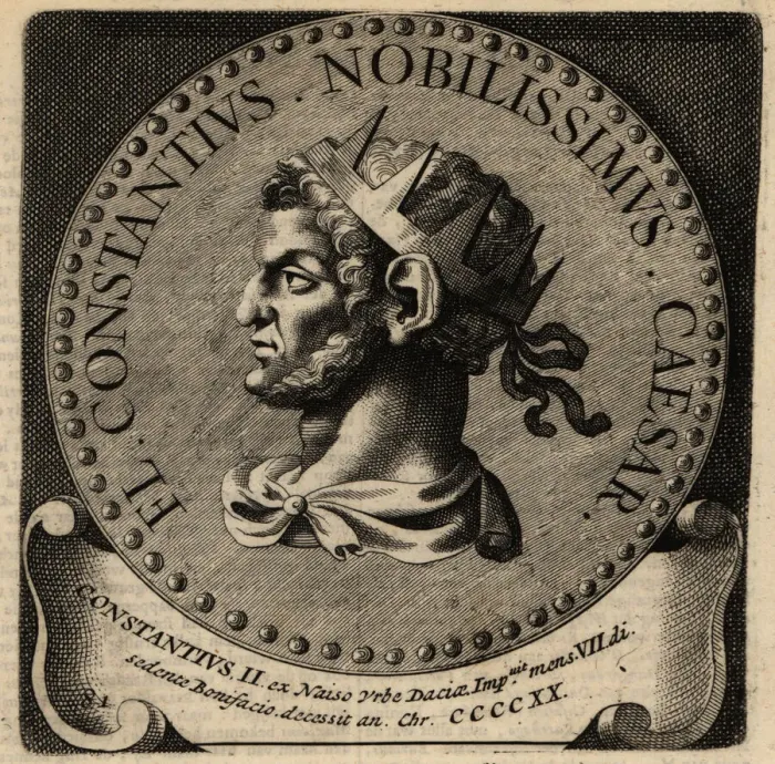 Framed Print : Portrait of Roman Emperor Constantius II Framed Print : Portrait of Roman Emperor Constantius II