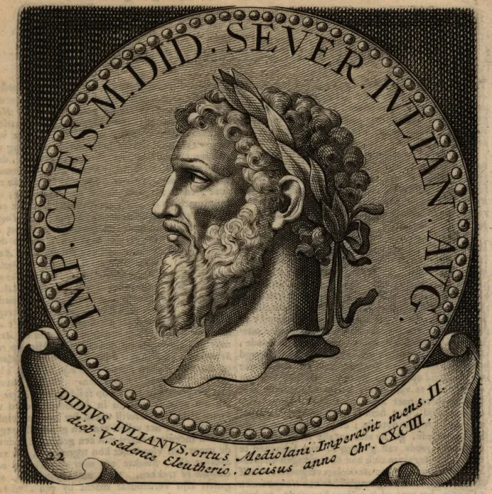 Framed Print : Portrait of Roman Emperor Didius Julianus Framed Print : Portrait of Roman Emperor Didius Julianus