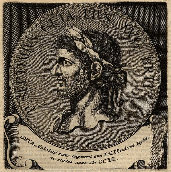 Portrait of Roman Emperor Geta