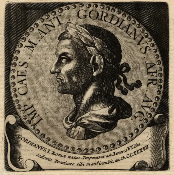 Framed Print : Portrait of Roman Emperor Gordian I Framed Print : Portrait of Roman Emperor Gordian I