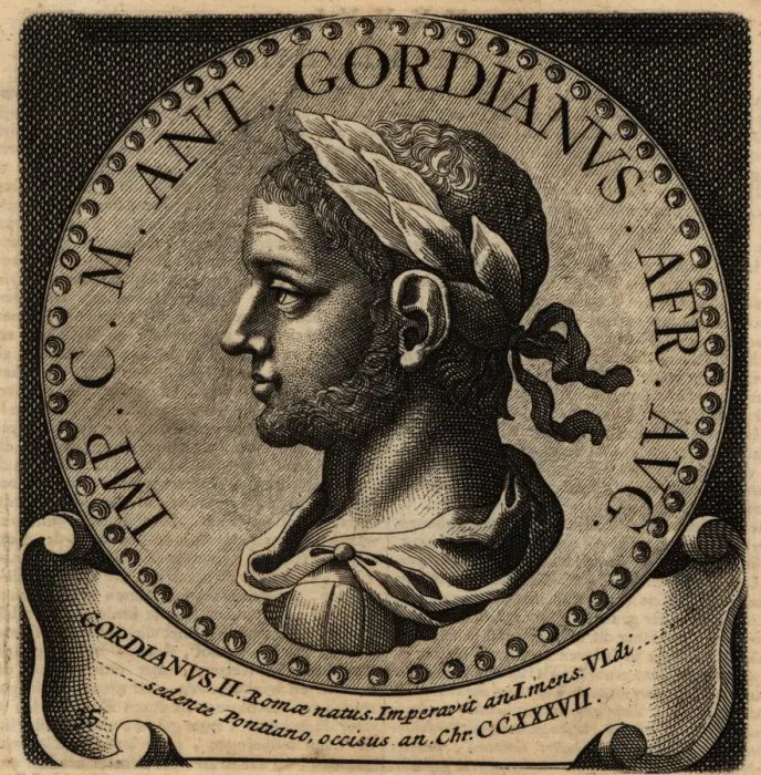 Framed Print : Portrait of Roman Emperor Gordian II Framed Print : Portrait of Roman Emperor Gordian II