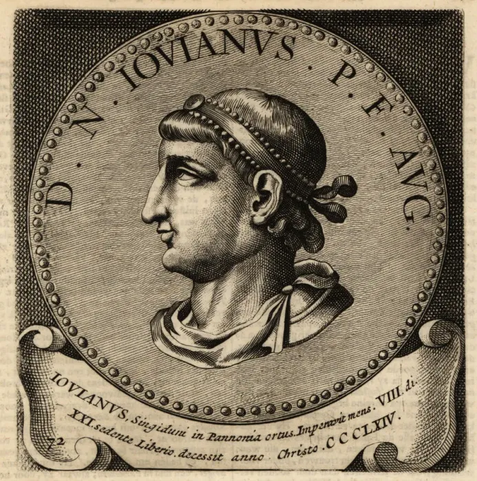 Framed Print : Portrait of Roman Emperor Jovian Framed Print : Portrait of Roman Emperor Jovian