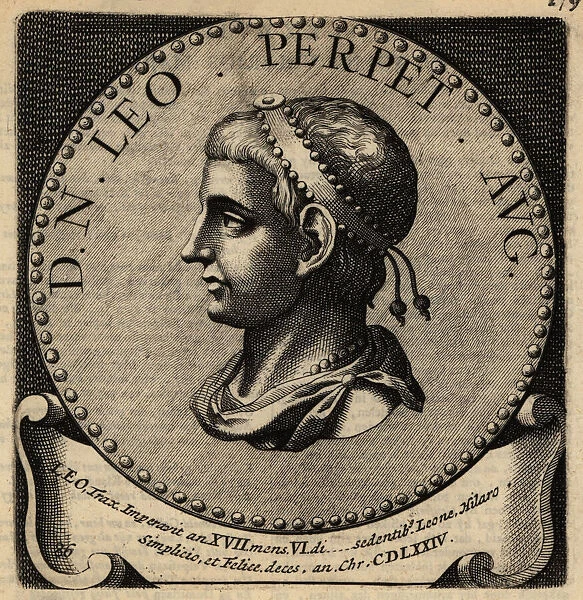 Portrait of Roman Emperor Leo I