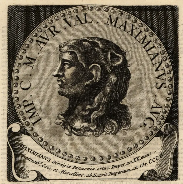 Framed Print : Portrait of Roman Emperor Maximian Framed Print : Portrait of Roman Emperor Maximian
